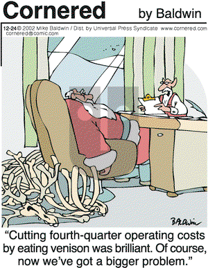 Cornered on Tuesday December 24, 2002 Comic Strip
