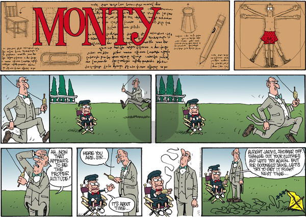 Monty on Sunday November 1, 2015 Comic Strip