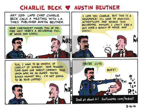 Ted Rall on Tuesday August 16, 2016 Comic Strip