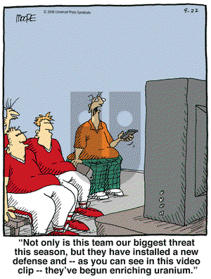 In the Bleachers on Friday September 22, 2006 Comic Strip