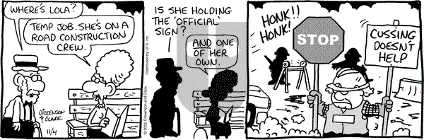 Lola - Friday November 4, 2005 Comic Strip