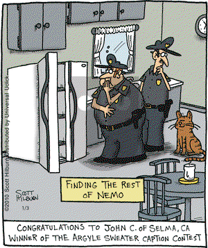 The Argyle Sweater on Monday January 3, 2011 Comic Strip