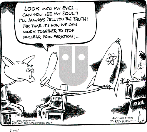 Tom Toles on Tuesday March 1, 2005 Comic Strip