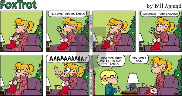 FoxTrot on Sunday December 25, 2016 Comic Strip