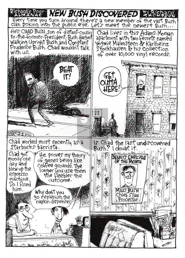 Richard's Poor Almanac on Monday October 19, 2015 Comic Strip