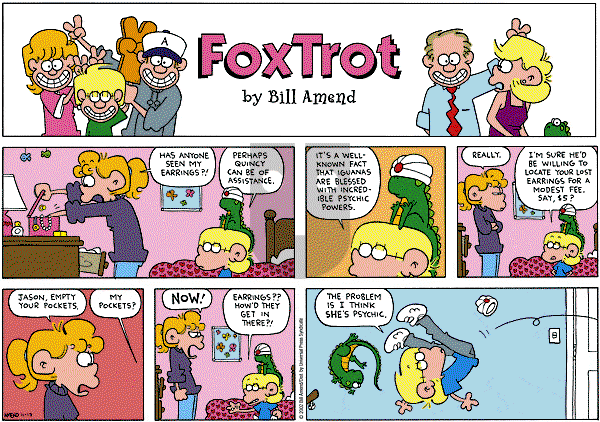 FoxTrot - Sunday November 17, 2002 Comic Strip
