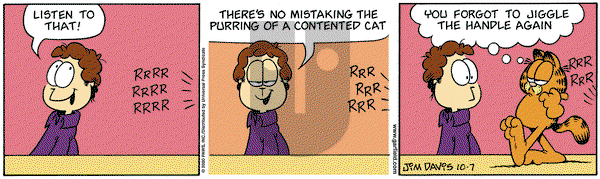 Garfield on Saturday October 7, 2000 Comic Strip