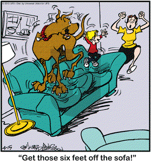 Marmaduke on Monday April 15, 2013 Comic Strip