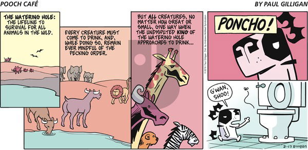 Pooch Cafe on Sunday February 17, 2019 Comic Strip