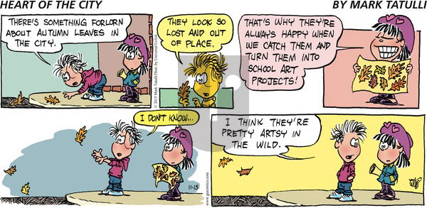 Heart of the City on Sunday November 15, 2015 Comic Strip