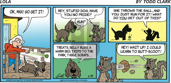 Lola on Sunday March 8, 2020 Comic Strip