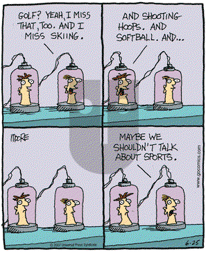 In the Bleachers on Saturday July 14, 2007 Comic Strip