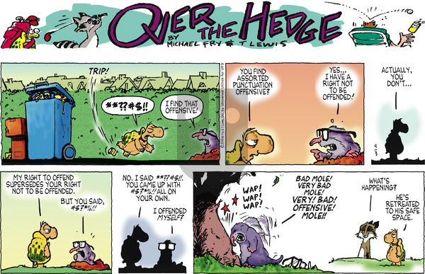 Over the Hedge on Sunday April 3, 2016 Comic Strip