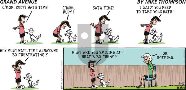Grand Avenue on Sunday August 12, 2018 Comic Strip