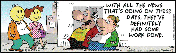 Frank and Ernest on Tuesday July 10, 2018 Comic Strip