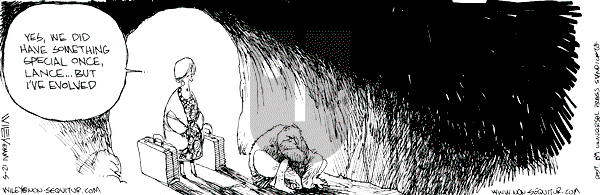 Non Sequitur on Wednesday December 5, 2001 Comic Strip