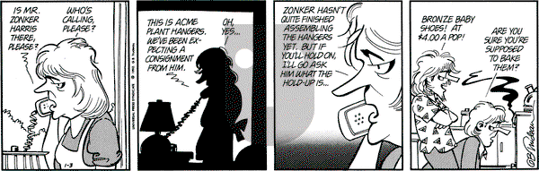 Doonesbury on Friday January 3, 1992 Comic Strip