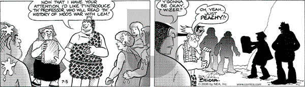 Alley Oop on Wednesday July 5, 2006 Comic Strip