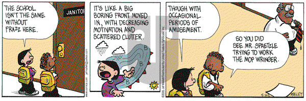 Frazz on Wednesday May 25, 2005 Comic Strip