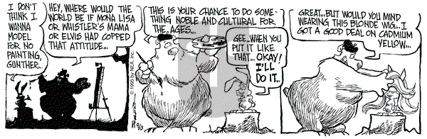 The Grizzwells on Wednesday September 13, 1995 Comic Strip