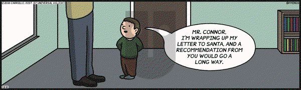 F Minus on Tuesday December 6, 2016 Comic Strip