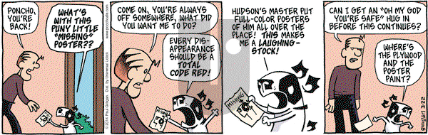 Pooch Cafe on Saturday March 22, 2014 Comic Strip