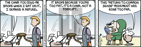 DeFlocked on Monday February 10, 2025 Comic Strip