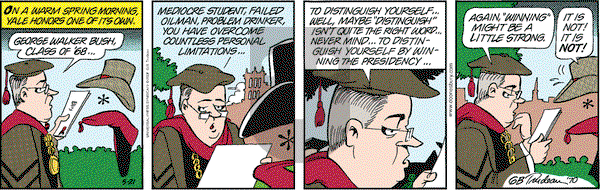 Doonesbury on Monday May 21, 2001 Comic Strip