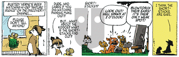 Over the Hedge on Wednesday May 2, 2007 Comic Strip