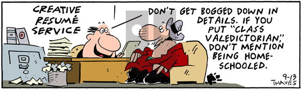 Frank and Ernest on Wednesday September 13, 2000 Comic Strip