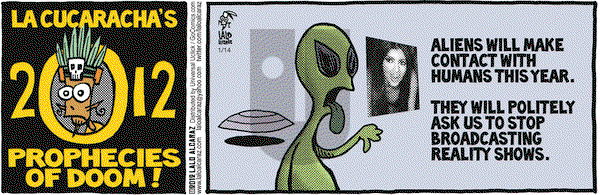 La Cucaracha on Saturday January 14, 2012 Comic Strip