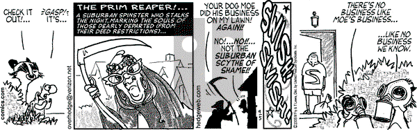 Over the Hedge on Monday September 5, 2005 Comic Strip