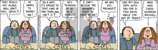 Cathy Classics on Wednesday February 28, 2001 Comic Strip