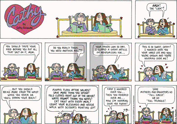 Cathy Classics - Sunday September 26, 2010 Comic Strip