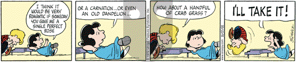 Peanuts on Wednesday November 27, 2002 Comic Strip