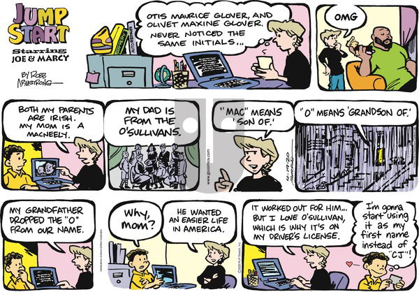 JumpStart on Sunday April 19, 2020 Comic Strip
