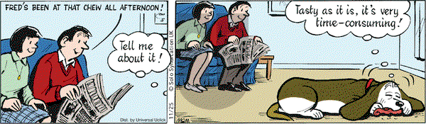 Fred Basset - Tuesday November 25, 2014 Comic Strip