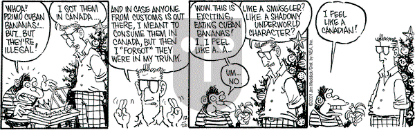 Monty on Wednesday December 26, 2001 Comic Strip
