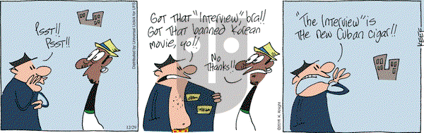 The Knight Life on Monday December 29, 2014 Comic Strip