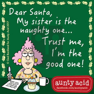 Aunty Acid on Friday December 22, 2017 Comic Strip