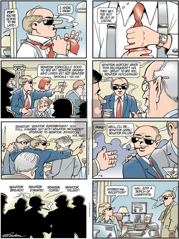 Doonesbury - Sunday January 6, 2008 Comic Strip