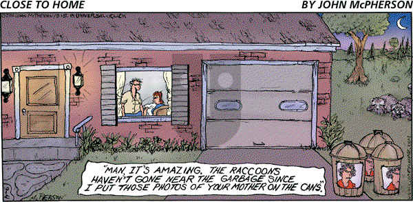 Close to Home on Sunday September 4, 2011 Comic Strip