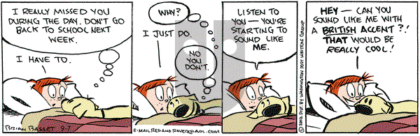 Red and Rover on Saturday September 7, 2002 Comic Strip