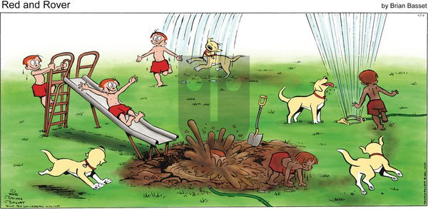 Red and Rover on Sunday July 17, 2016 Comic Strip