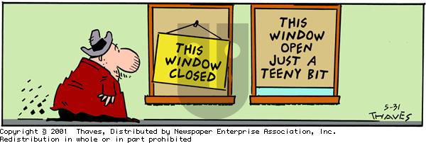Frank and Ernest - Thursday May 31, 2001 Comic Strip