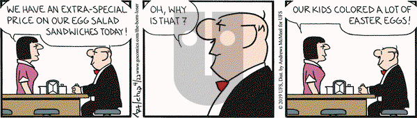 The Born Loser on Monday April 22, 2019 Comic Strip