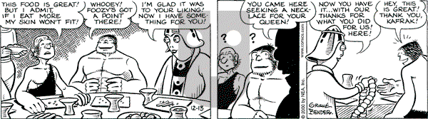 Alley Oop on Wednesday December 13, 2000 Comic Strip