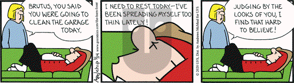The Born Loser on Saturday March 14, 2020 Comic Strip