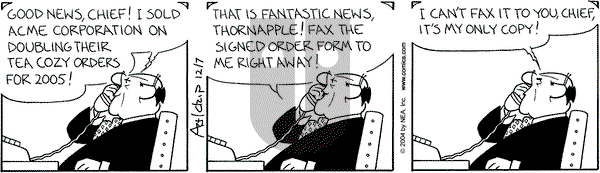 The Born Loser on Tuesday December 7, 2004 Comic Strip