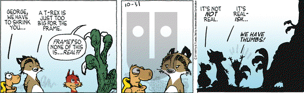 Over the Hedge on Thursday October 31, 2019 Comic Strip